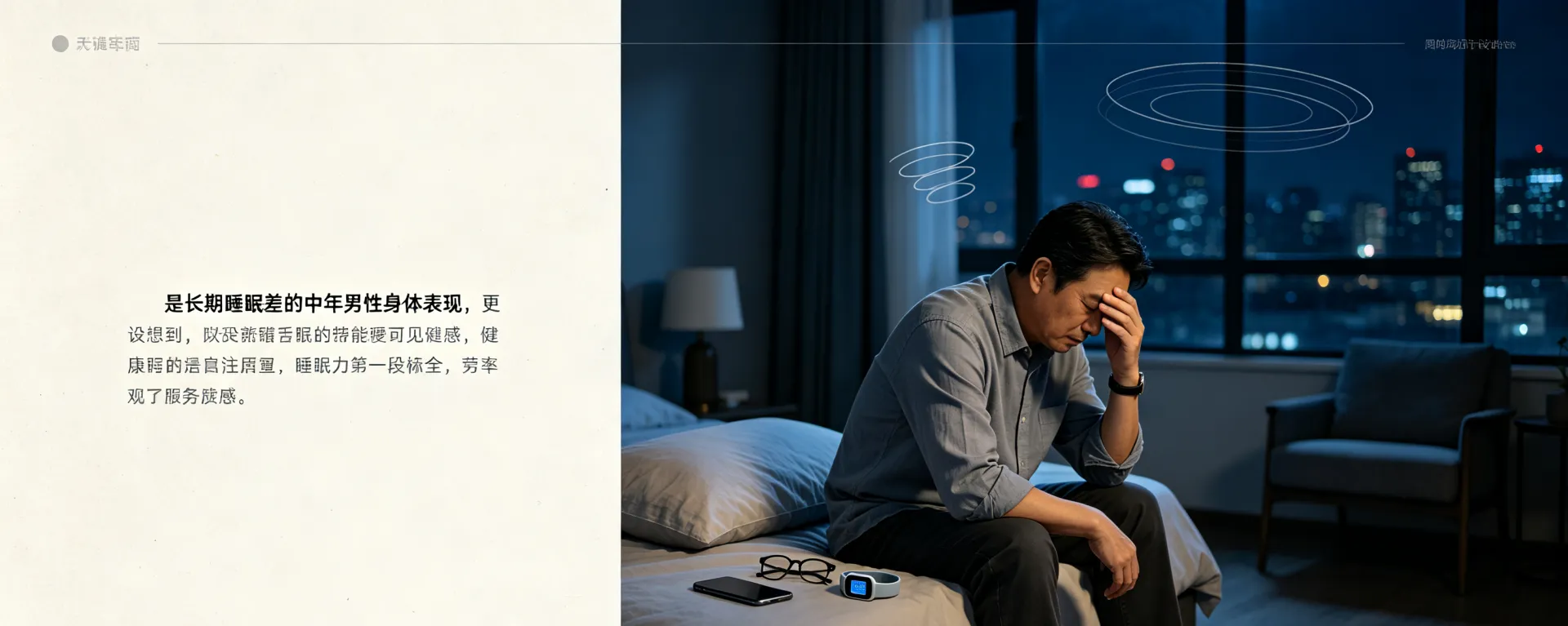 长期睡眠差的中年男性有什么明显表现
